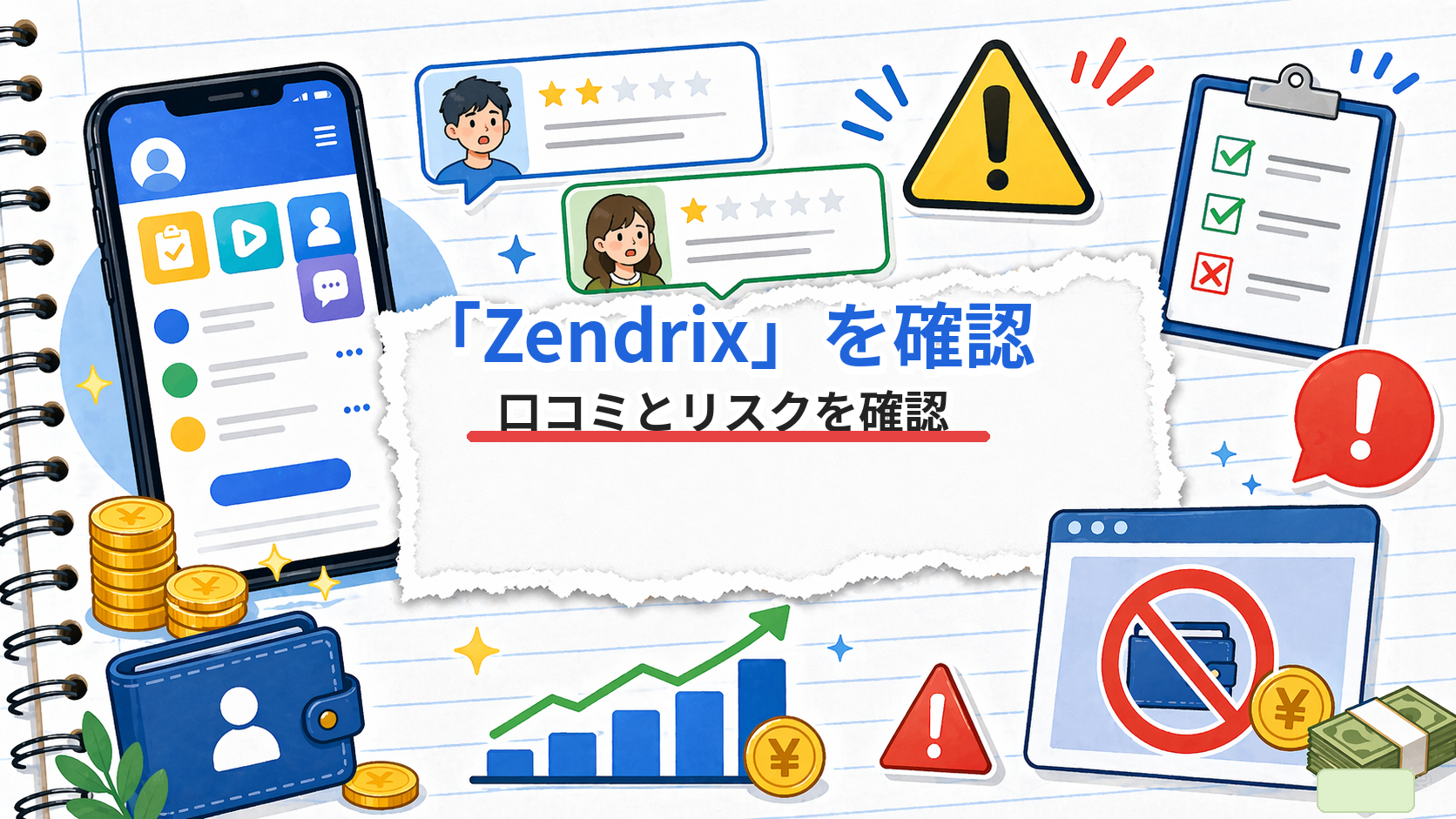 【Zendrix】副業アプリは稼げる？口コミとリスクを徹底検証 - おすすめの副業：初心者でも始めやすい副業はどれ？