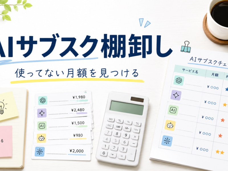 AIサブスク棚卸し アイキャッチ