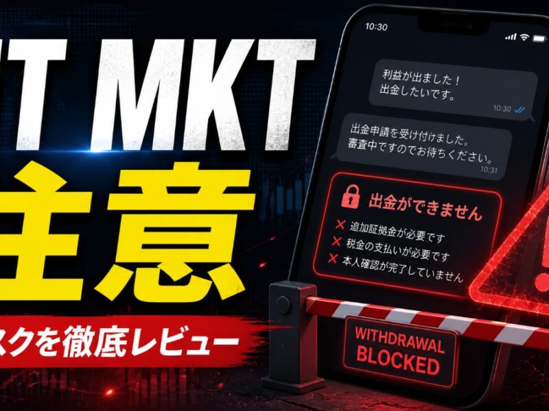 HT MKT 注意 出金条件を確認