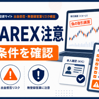 NYTAREX注意 出金条件を確認