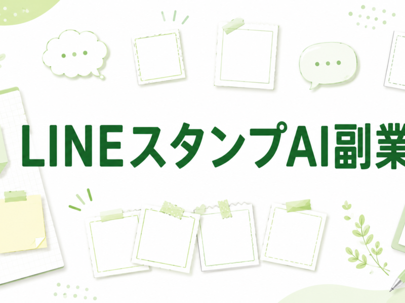 LINEスタンプAI副業