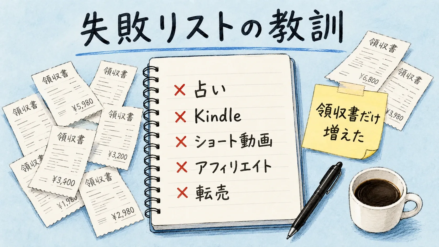 失敗リストの図解