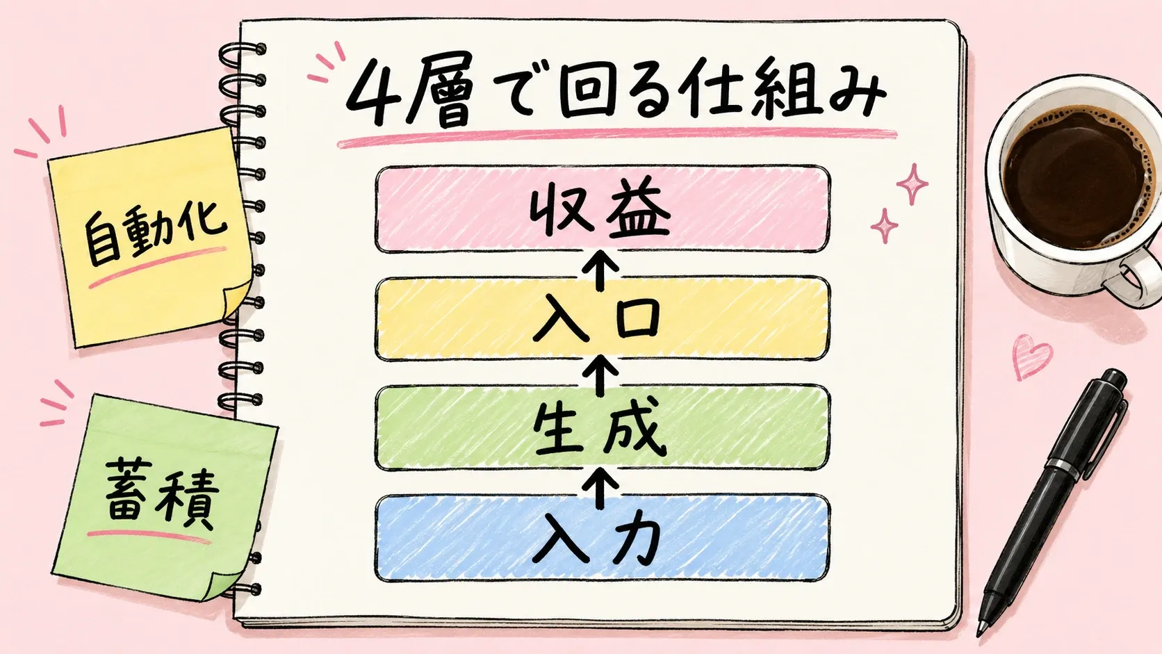 4層の仕組み図解
