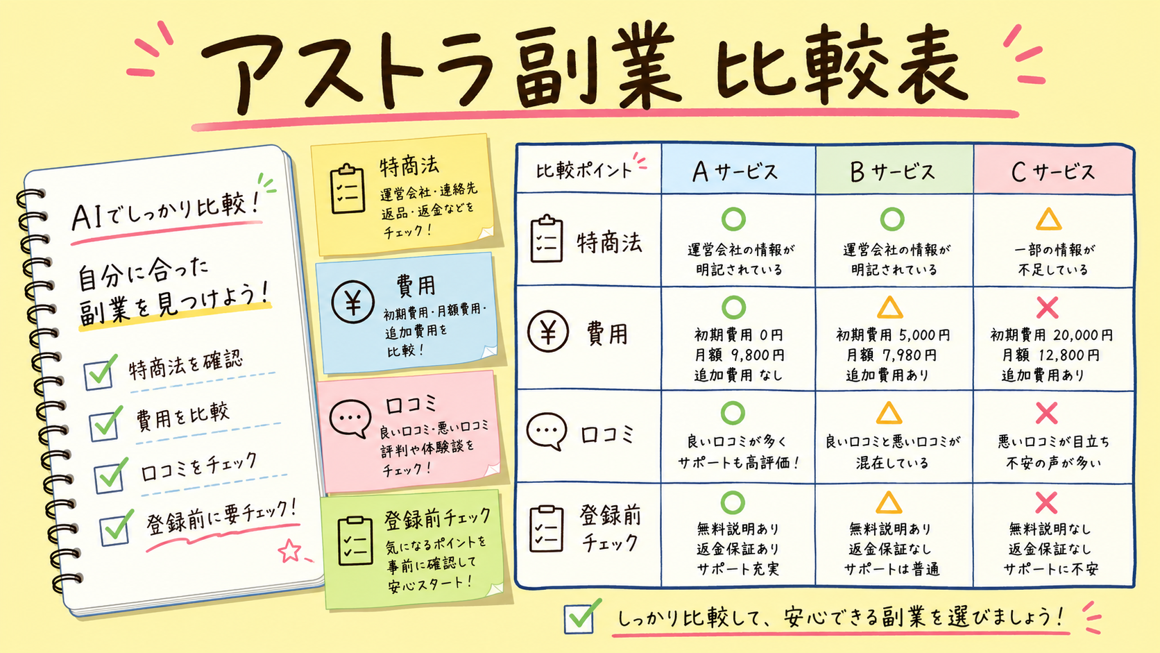 株式会社アストラ副業チェック図解