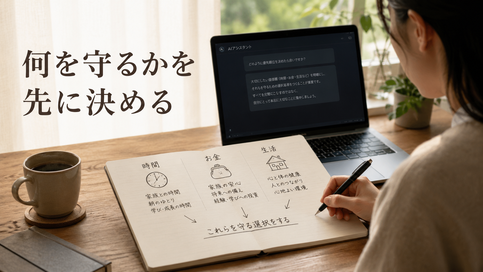 お金と時間の優先順位マップ
